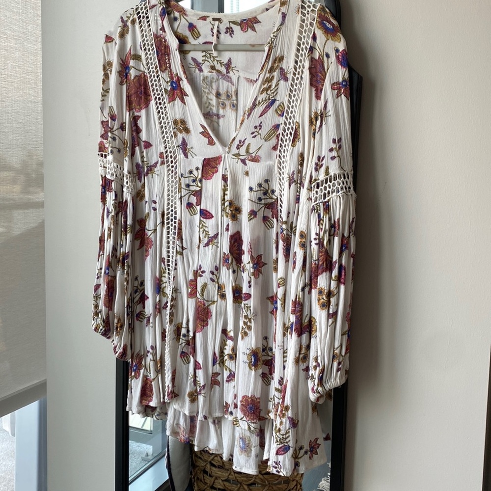 Free People Floral Tunic